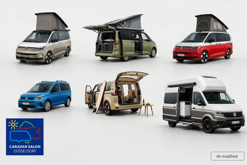 Volkswagen pokazuje pełny świat Californii i otwiera nowy, elektryczny rozdział kultowej rodziny kamperów na Caravan Salon 2026